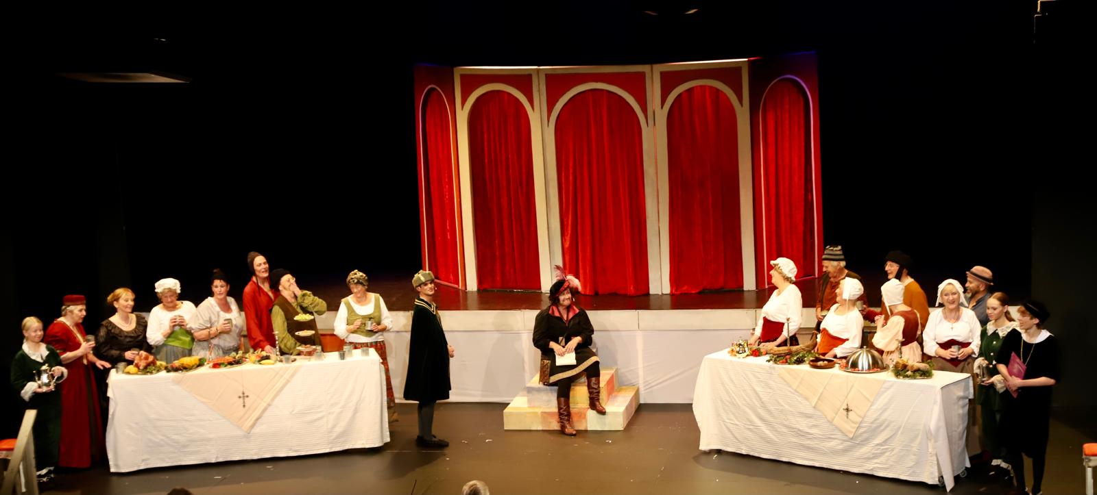 Boccaccio — the banquet scene